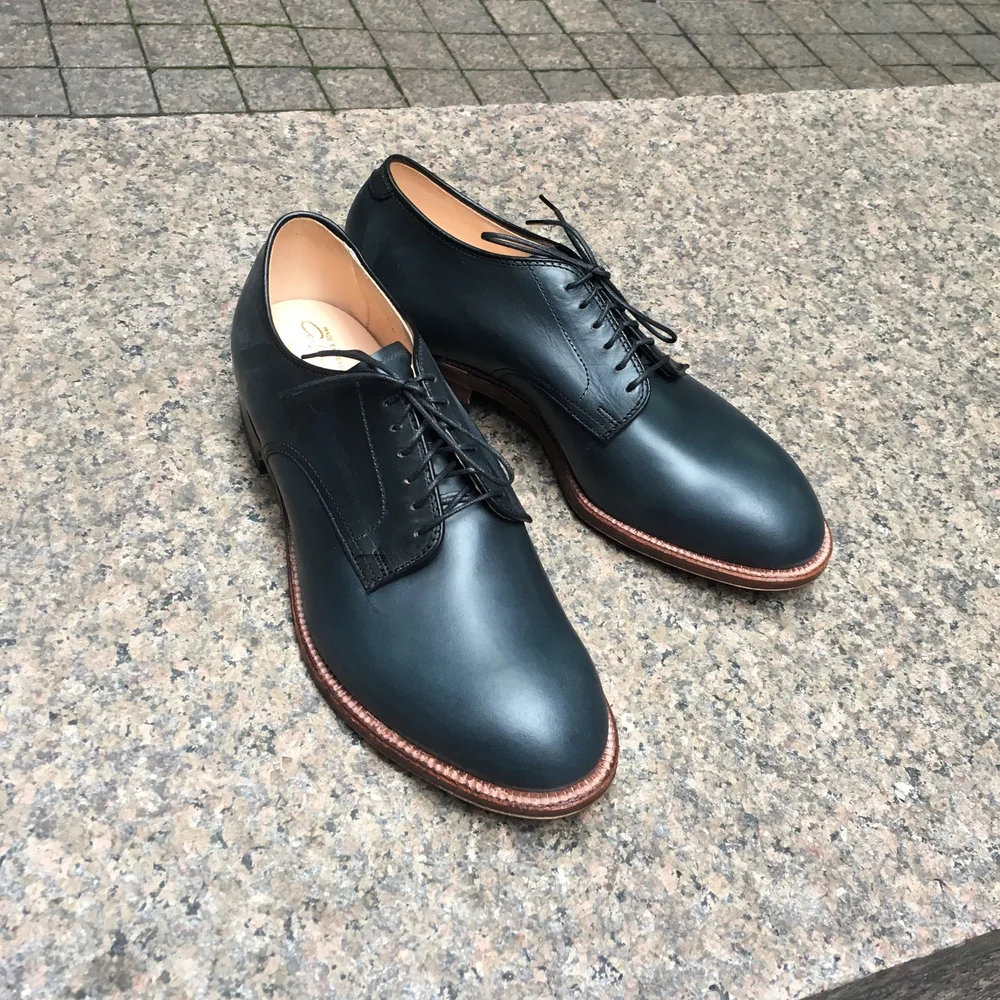D4401 Navy Chromexcel — mouldedshoe